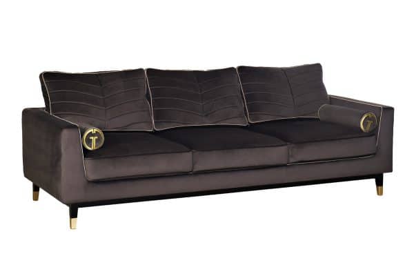 велюр серый Riv96