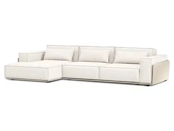 Диван угловой Asti белый, бежевый — изображение 4