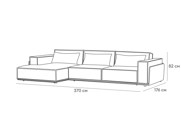 Диван угловой Asti бежевый — изображение 5