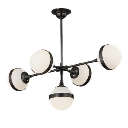 Люстра 9252P/5L black