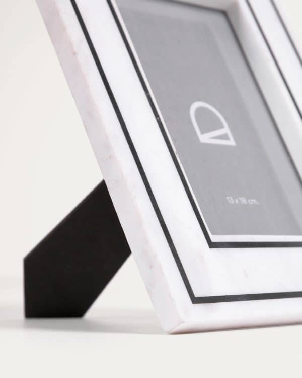 Фоторамка Vittoria из черно-белого мрамора 23 x 18 см — изображение 4