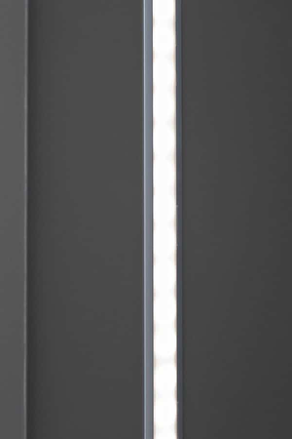 GD-10023-6 Шкаф Alto пенал c полками,цвет серый Кобальт, фасад глухой 50*57*228.5см — изображение 4