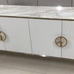 GD-CH20207 Комод Plisse белый/золото 180*50*80см