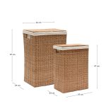 Indali Набор из 2-х корзин из ротанга 43 x 27 см / 50 x 20 см — изображение 4