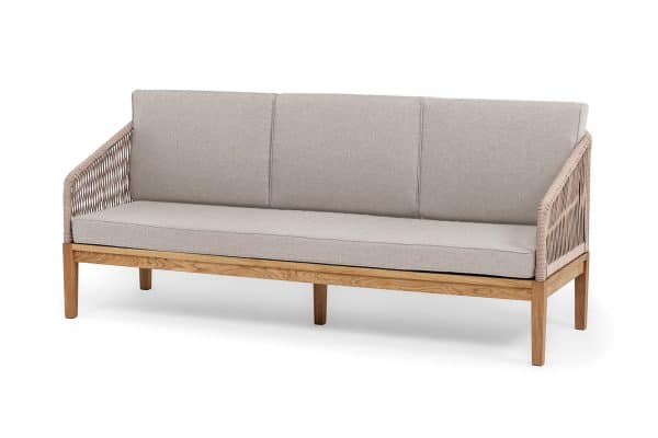 "Канны" диван 3-местный плетеный из роупа