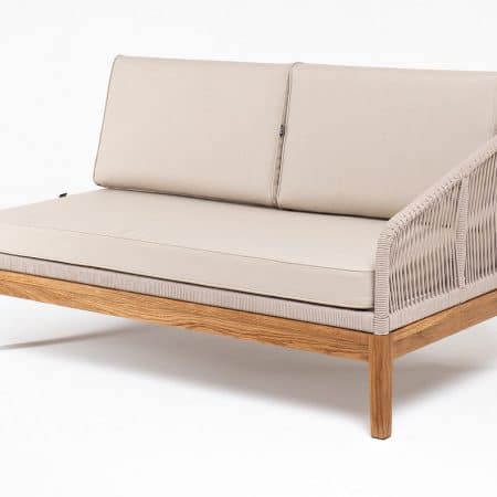 "Канны" левый модуль плетеный из роупа