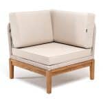 "Канны" угловой модуль плетеный из роупа