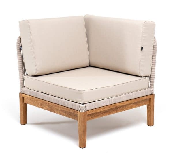 "Канны" угловой модуль плетеный из роупа