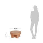 Кофейный столик Vilena из терракоты Ø 60 см — изображение 4