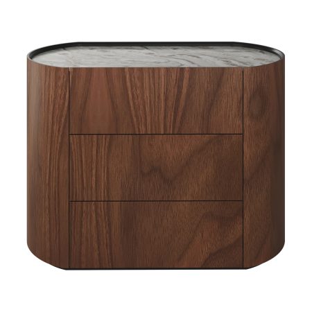 Комод Lagom 3 ящика ширина 100 см (орех