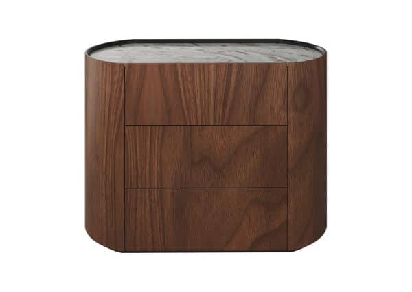 Комод Lagom 3 ящика ширина 100 см (орех