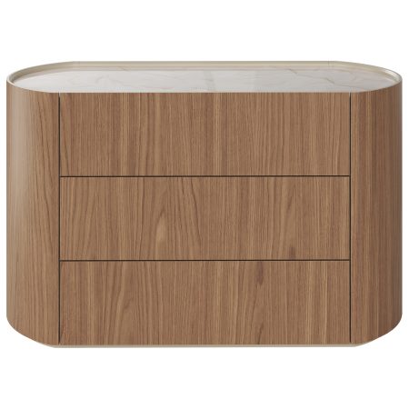 Комод Lagom 3 ящика ширина 120 см (натуральный дуб