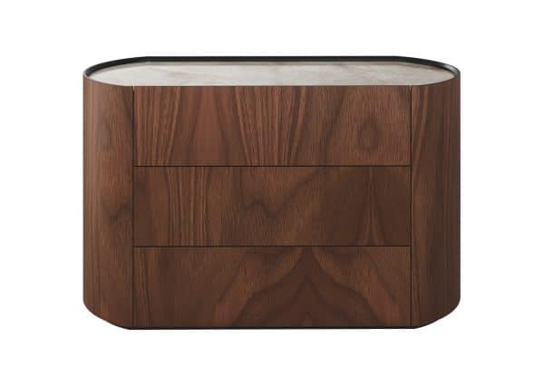 Комод Lagom 3 ящика ширина 120 см (орех