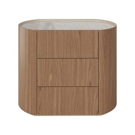 Комод Lagom 3 ящика ширина 90 см (натуральный дуб