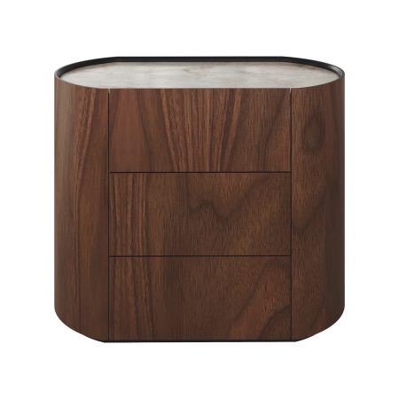 Комод Lagom 3 ящика ширина 90 см (орех