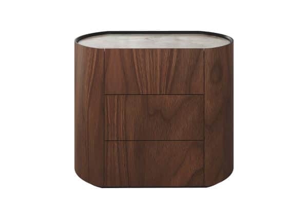 Комод Lagom 3 ящика ширина 90 см (орех