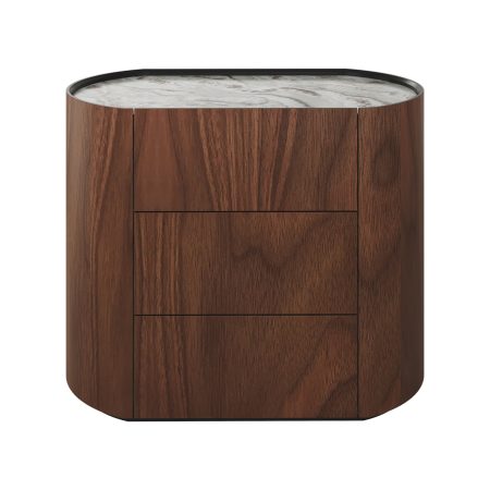 Комод Lagom 3 ящика ширина 90 см (орех