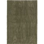 Ковер Veiza из зеленой шерсти 160 x 230 см