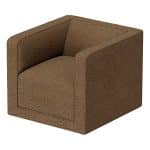 Кресло Cube (коричневый