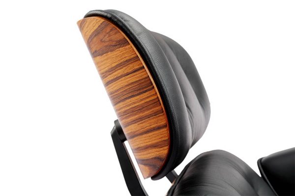 Кресло EAMES LOUNGE CHAIR и оттоманка EAMES LOUNGE CHAIR чёрные — изображение 5