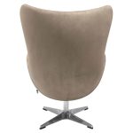 Кресло EGG STYLE CHAIR латте, искусственная замша FR 0647 — изображение 5