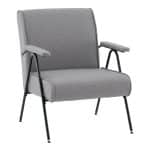 Кресло Эндино рогожка серый