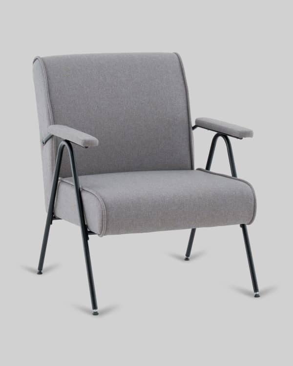 Кресло Эндино рогожка серый — изображение 3