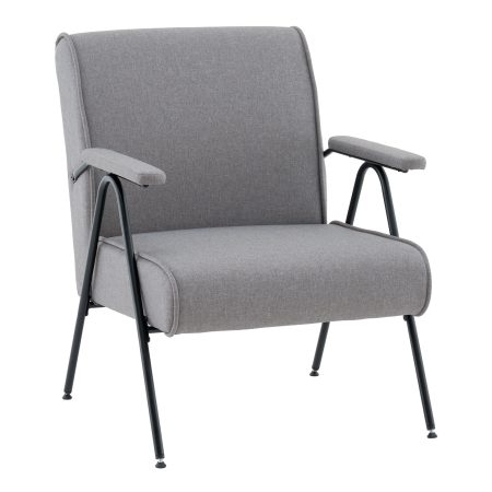 Кресло Эндино рогожка серый