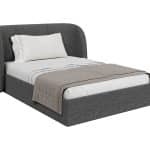 Кровать двуспальная Classic 140 см (серый