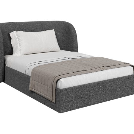 Кровать двуспальная Classic 140 см (серый