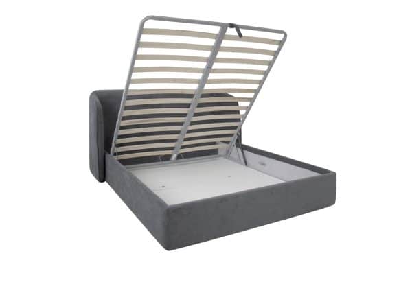 Кровать двуспальная Classic 160 см (молочный, рогожка) — изображение 3