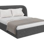 Кровать двуспальная Classic 160 см (серый