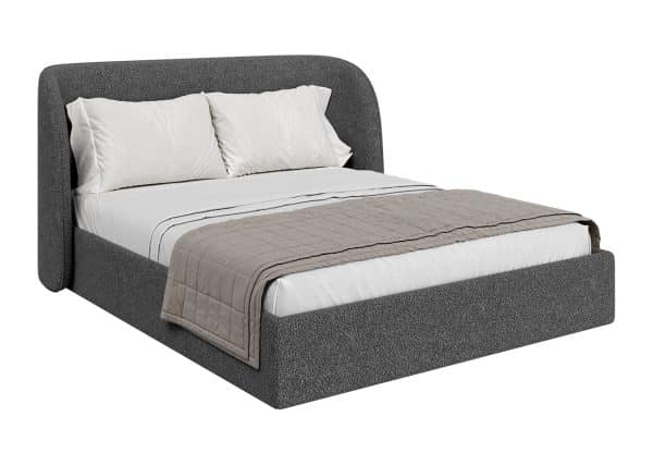 Кровать двуспальная Classic 160 см (серый