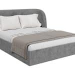 Кровать двуспальная Classic 160 см (серый