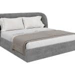 Кровать двуспальная Classic 180 см (серый