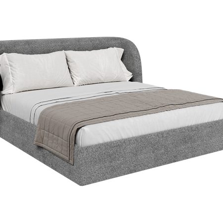 Кровать двуспальная Classic 180 см (серый