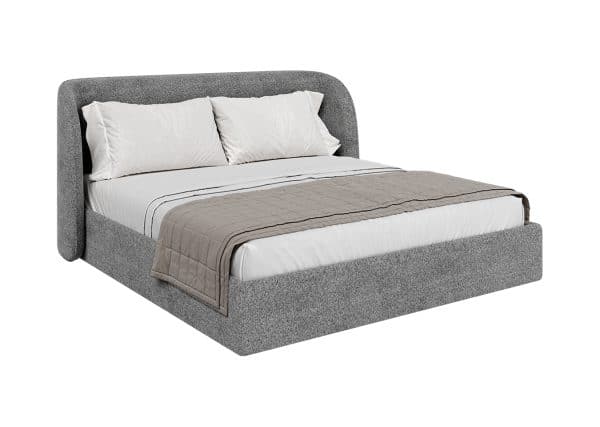 Кровать двуспальная Classic 180 см (серый