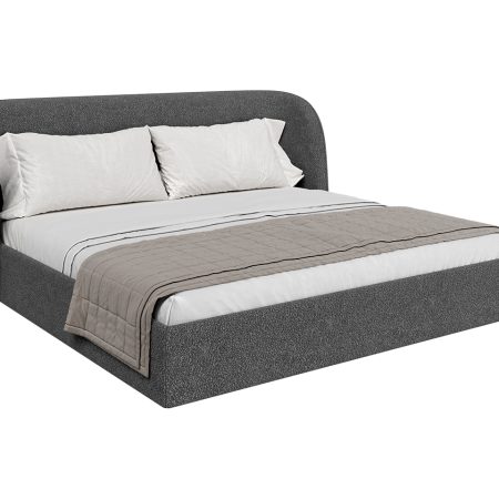 Кровать двуспальная Classic 200 см (серый