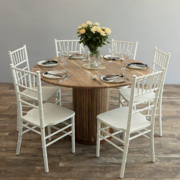 Круглый обеденный стол из массива, АРИЯ, 1.2 метра — изображение 4