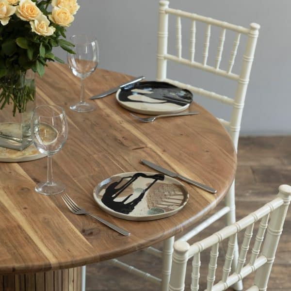 Круглый обеденный стол из массива, АРИЯ, 1.2 метра — изображение 5