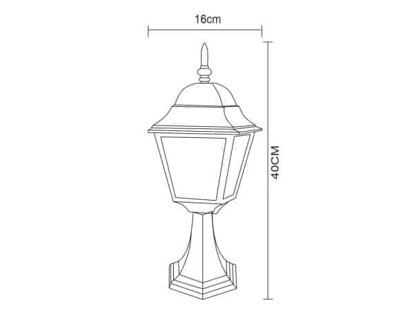 Ландшафтный светильник Arte Lamp BREMEN A1014FN-1BK — изображение 4