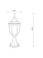 Ландшафтный светильник Arte Lamp PEGASUS A3151FN-1BN — изображение 5