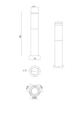 Ландшафтный светильник Arte Lamp SALIRE A3158PA-1SS — изображение 3