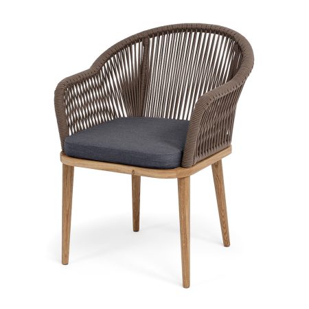 "Лион" стул плетеный из роупа