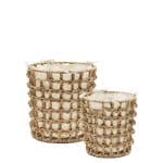 Набор из 2-х корзин Dilam из натурального волокна Ø 30 см / Ø 38 см