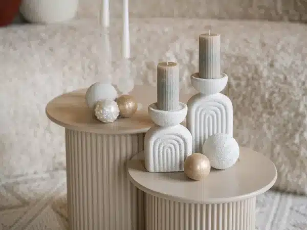 Набор журнальных столиков Mia серый — изображение 4