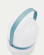 Настольная лампа Ridley mini LED из полиэтилена синего цвета — изображение 3