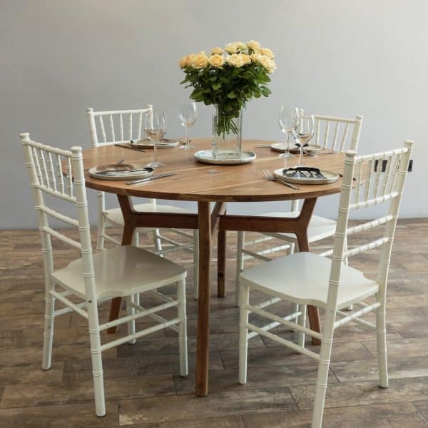 Обеденный стол из массива, БУДЖАН РАУНД, 1.2 метра — изображение 4