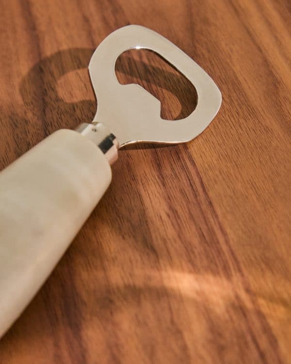 Открывалка Nira из черного и белого мрамора — изображение 3