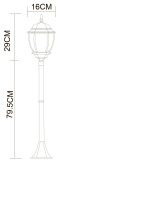 Парковый светильник Arte Lamp PEGASUS A3151PA-1BN — изображение 4